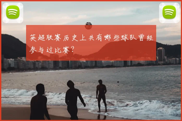 英超联赛历史上共有哪些球队曾经参与过比赛?